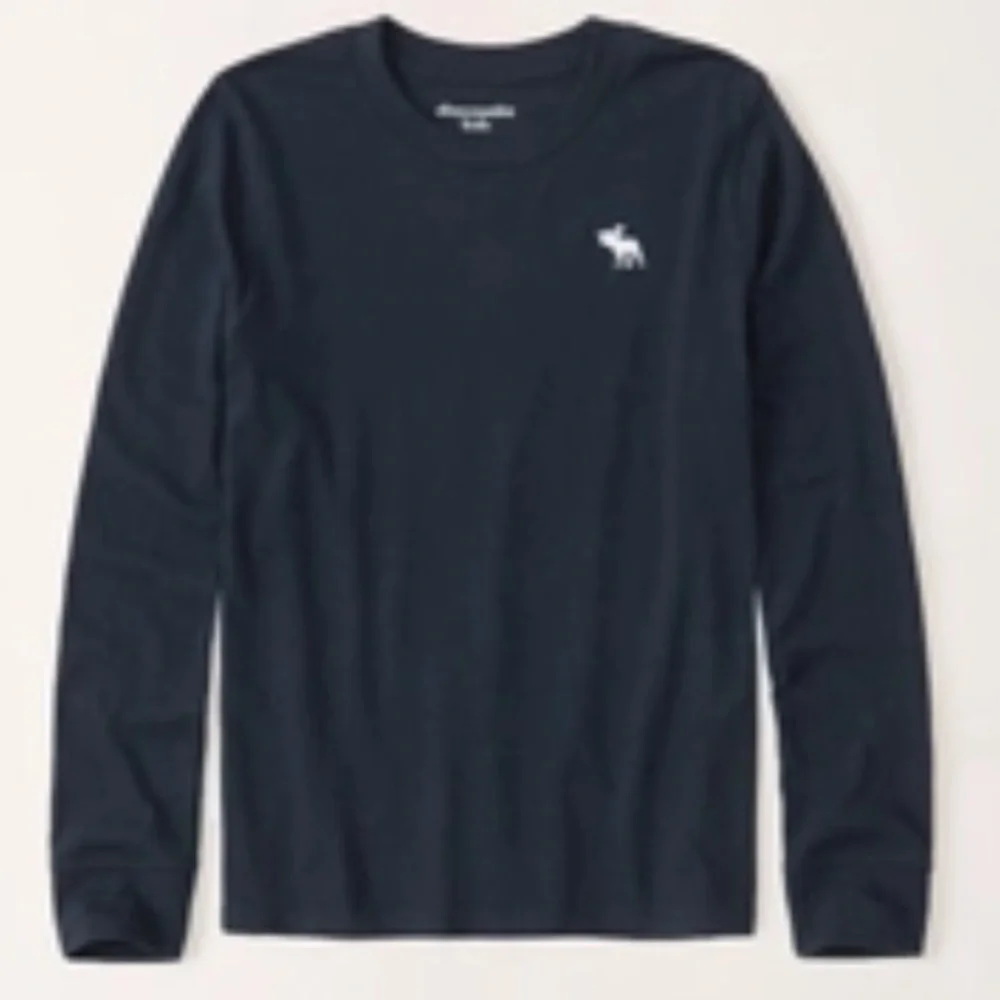 Abercrombie Kids Classic Logo long-sleeve Shirt Boys Size 5